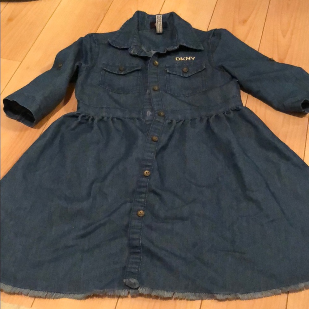 Toddler denim dress